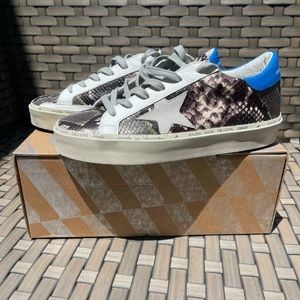 Golden Goose Hi Star python print size 39 NWB